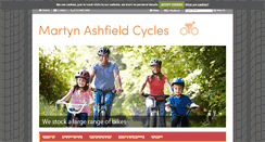 Desktop Screenshot of martynashfieldcycles.co.uk