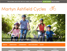 Tablet Screenshot of martynashfieldcycles.co.uk